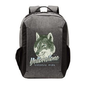 Yellowstone National Park Wolf Logo Vector Backpack