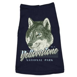 Yellowstone National Park Wolf Logo Doggie Tank