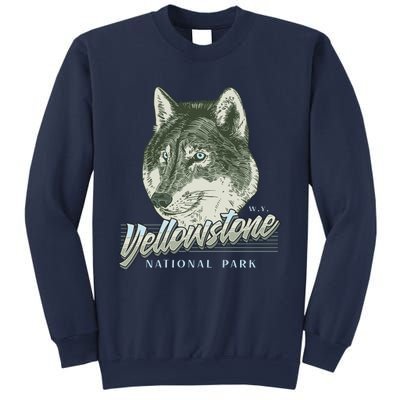 Yellowstone National Park Wolf Logo Sweatshirt