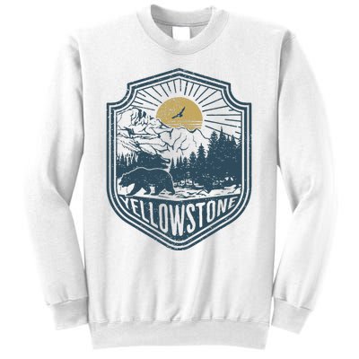 Yellowstone National Park Bear Nature Hiking Outdoors Sweatshirt