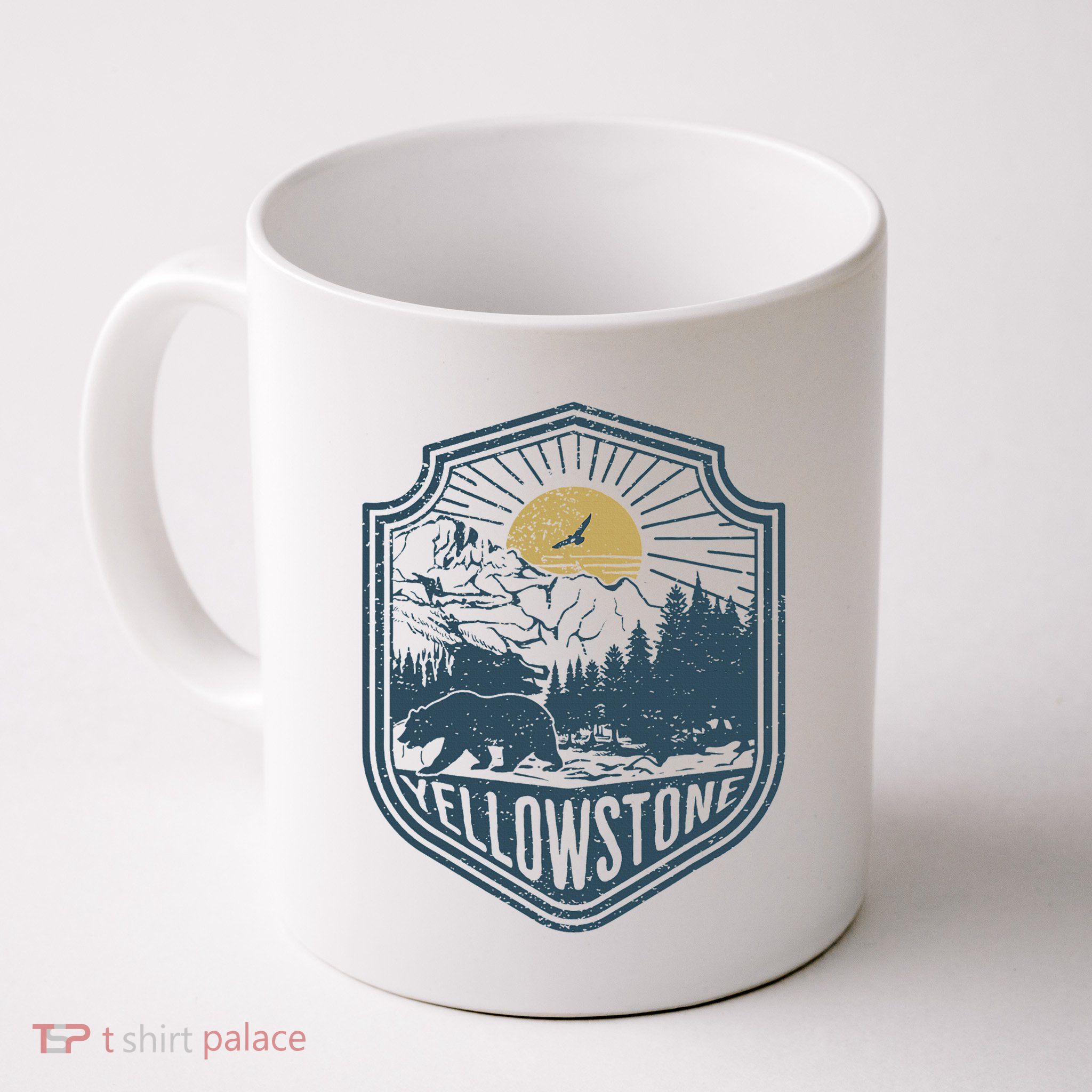 Yellowstone National Park Bear Nature Hiking Outdoors Mug
