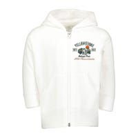 Yellowstone National Park 150th Anniversary Memorabilia Long Sleeve Toddler Zip Fleece Hoodie