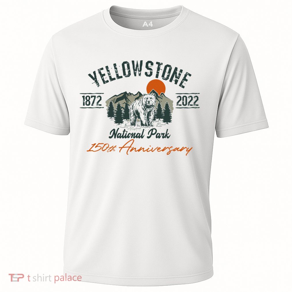 Yellowstone National Park 150th Anniversary Memorabilia Long Sleeve Performance Shirt