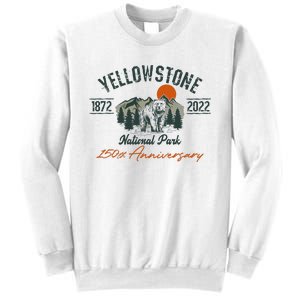 Yellowstone National Park 150th Anniversary Memorabilia Long Sleeve Sweatshirt