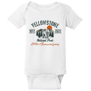 Yellowstone National Park 150th Anniversary Memorabilia Long Sleeve Baby Bodysuit