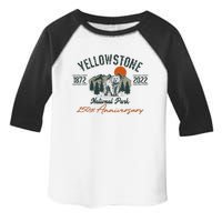 Yellowstone National Park 150th Anniversary Memorabilia Long Sleeve Toddler Fine Jersey T-Shirt