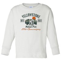 Yellowstone National Park 150th Anniversary Memorabilia Long Sleeve Toddler Long Sleeve Shirt