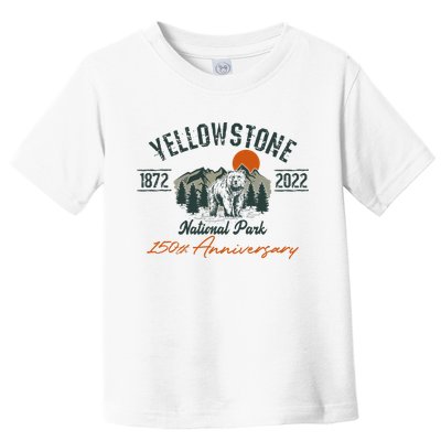 Yellowstone National Park 150th Anniversary Memorabilia Long Sleeve Toddler T-Shirt