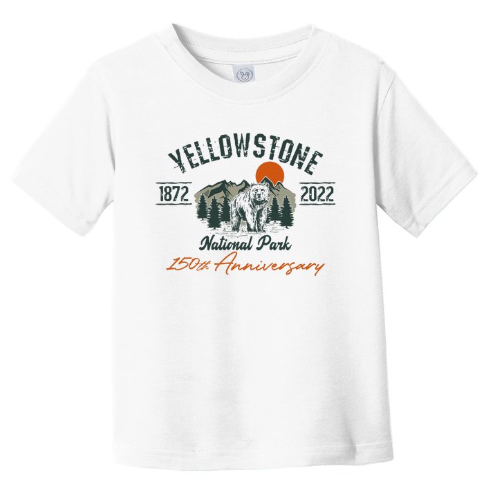 Yellowstone National Park 150th Anniversary Memorabilia Long Sleeve Toddler T-Shirt