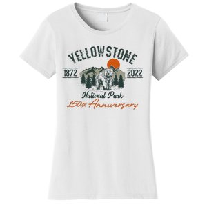 Yellowstone National Park 150th Anniversary Memorabilia Long Sleeve Women's T-Shirt