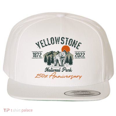 Yellowstone National Park 150th Anniversary Memorabilia Long Sleeve Wool Snapback Cap