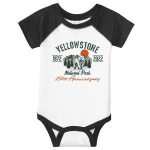 Yellowstone National Park 150th Anniversary Memorabilia Long Sleeve Infant Baby Jersey Bodysuit