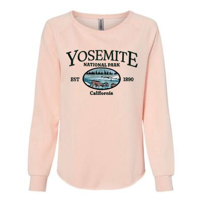 Yosemite National Park Womens California Wash Sweatshirt