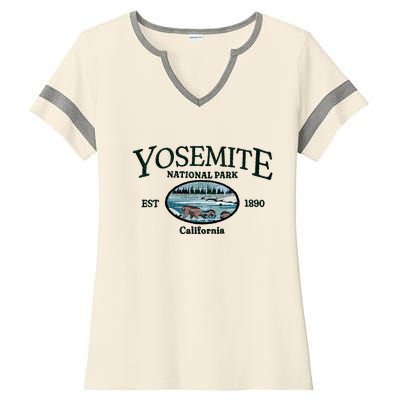 Yosemite National Park Ladies Halftime Notch Neck Tee