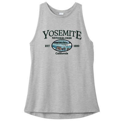 Yosemite National Park Ladies PosiCharge Tri-Blend Wicking Tank