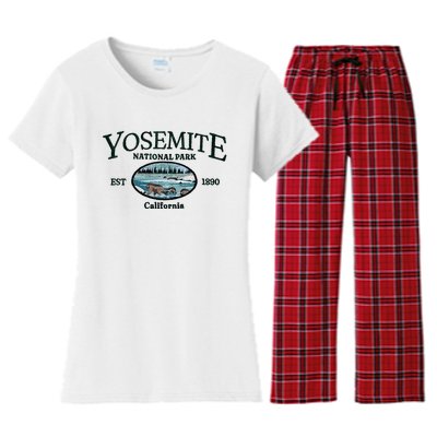 Yosemite National Park Women's Flannel Pajama Set