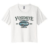 Yosemite National Park Women's Crop Top Tee