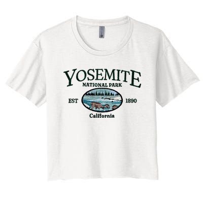 Yosemite National Park Women's Crop Top Tee