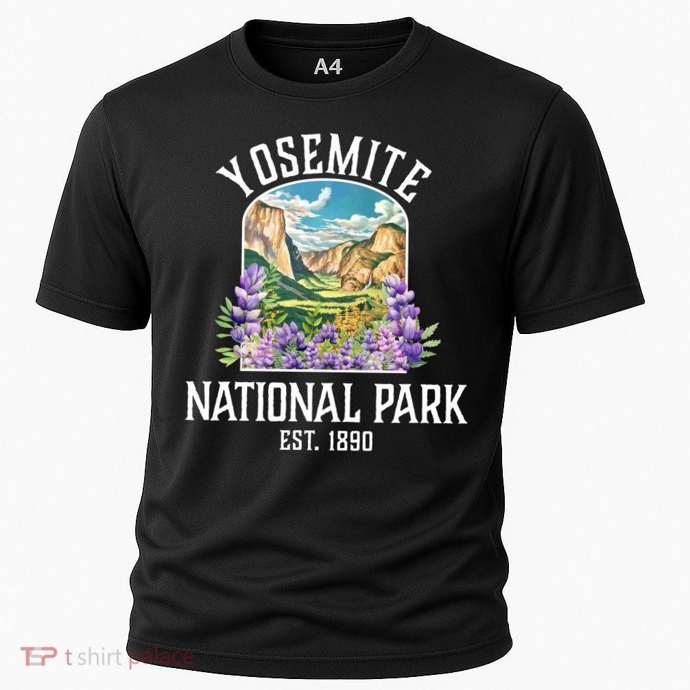 Yosemite National Park Lupine Vintage Gift Performance Shirt