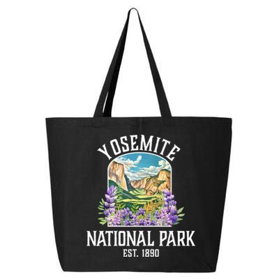 Yosemite National Park Lupine Vintage Gift 25L Jumbo Tote