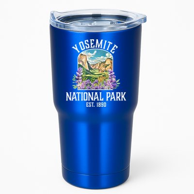 Yosemite National Park Lupine Vintage Gift Tumbler