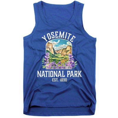 Yosemite National Park Lupine Vintage Gift Tank Top