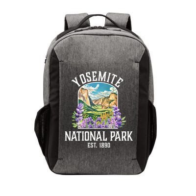 Yosemite National Park Lupine Vintage Gift Vector Backpack