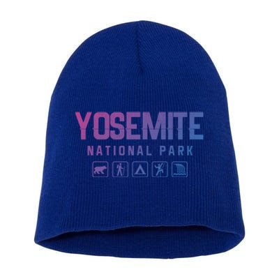 Yosemite National Park Cute Gift Short Acrylic Beanie