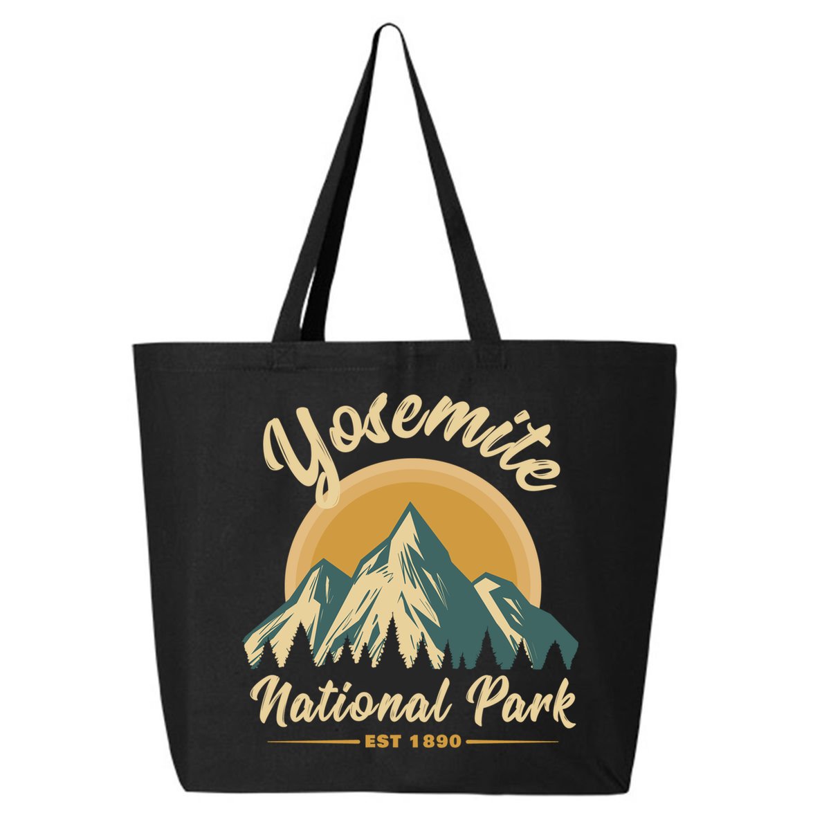 Yosemite National Park Vintage Gift 25L Jumbo Tote