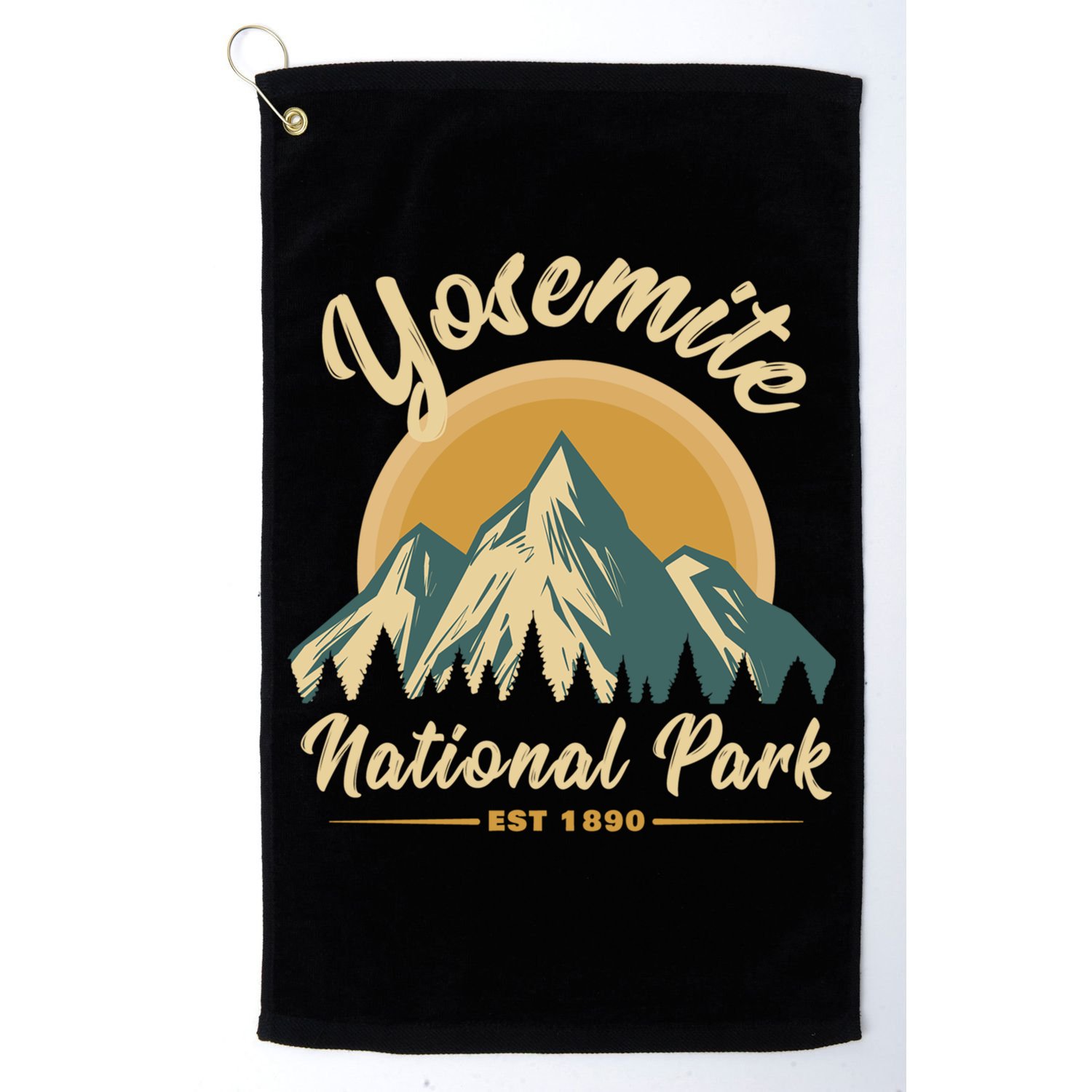Yosemite National Park Vintage Gift Golf Towel