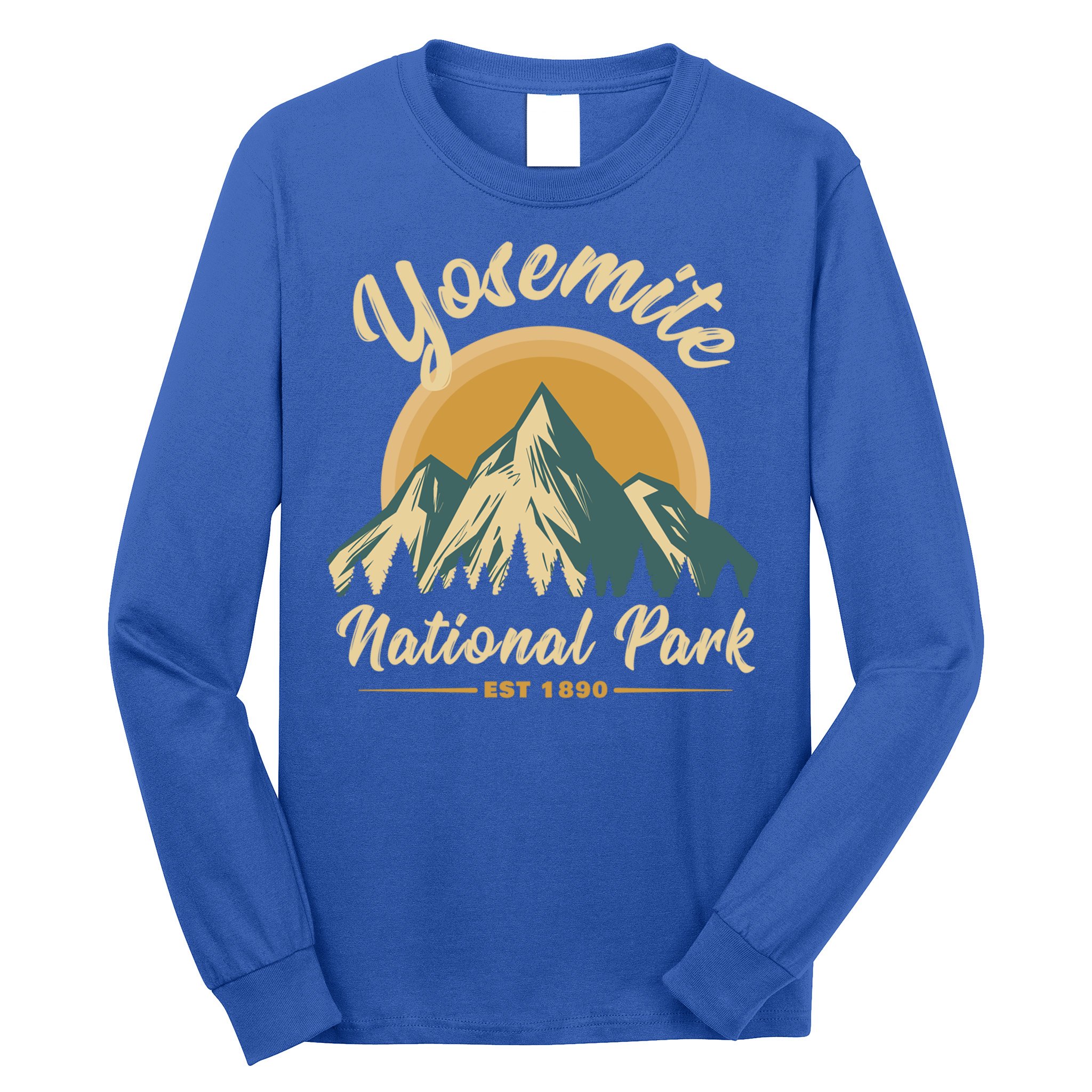 Yosemite National Park Vintage Gift Long Sleeve Shirt