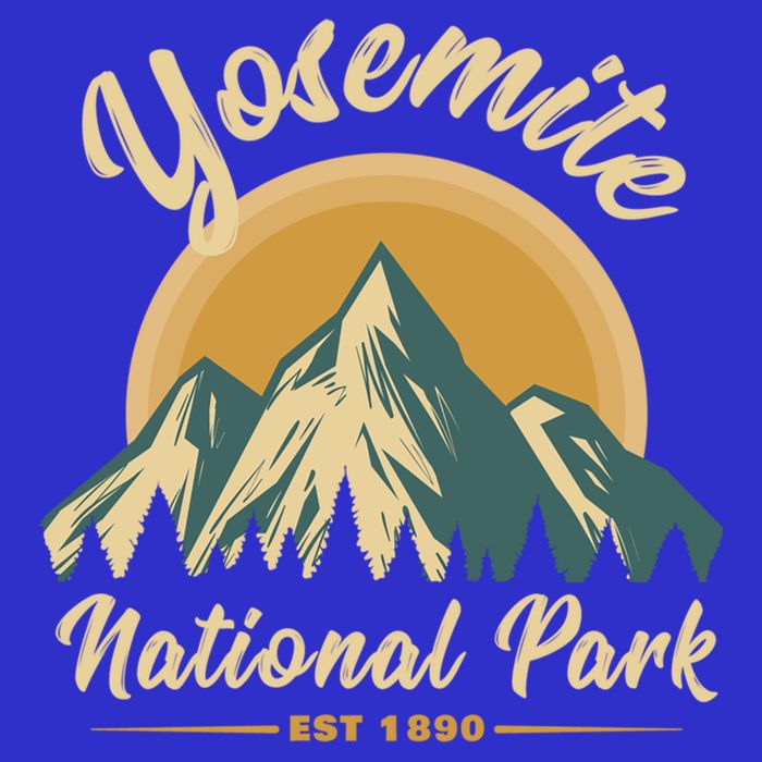 Yosemite National Park Vintage Gift Long Sleeve Shirt