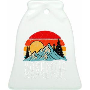 Yosemite National Park California National Park  Ceramic Bell Ornament