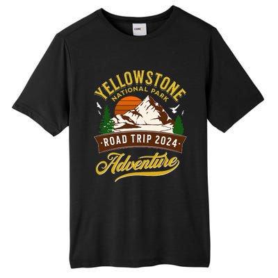 Yellowstone National Park Road Trip 2024 Tall Fusion ChromaSoft Performance T-Shirt