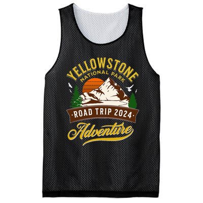 Yellowstone National Park Road Trip 2024 Mesh Reversible Basketball Jersey Tank