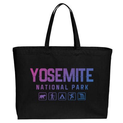 Yosemite National Park Great Gift Cotton Canvas Jumbo Tote