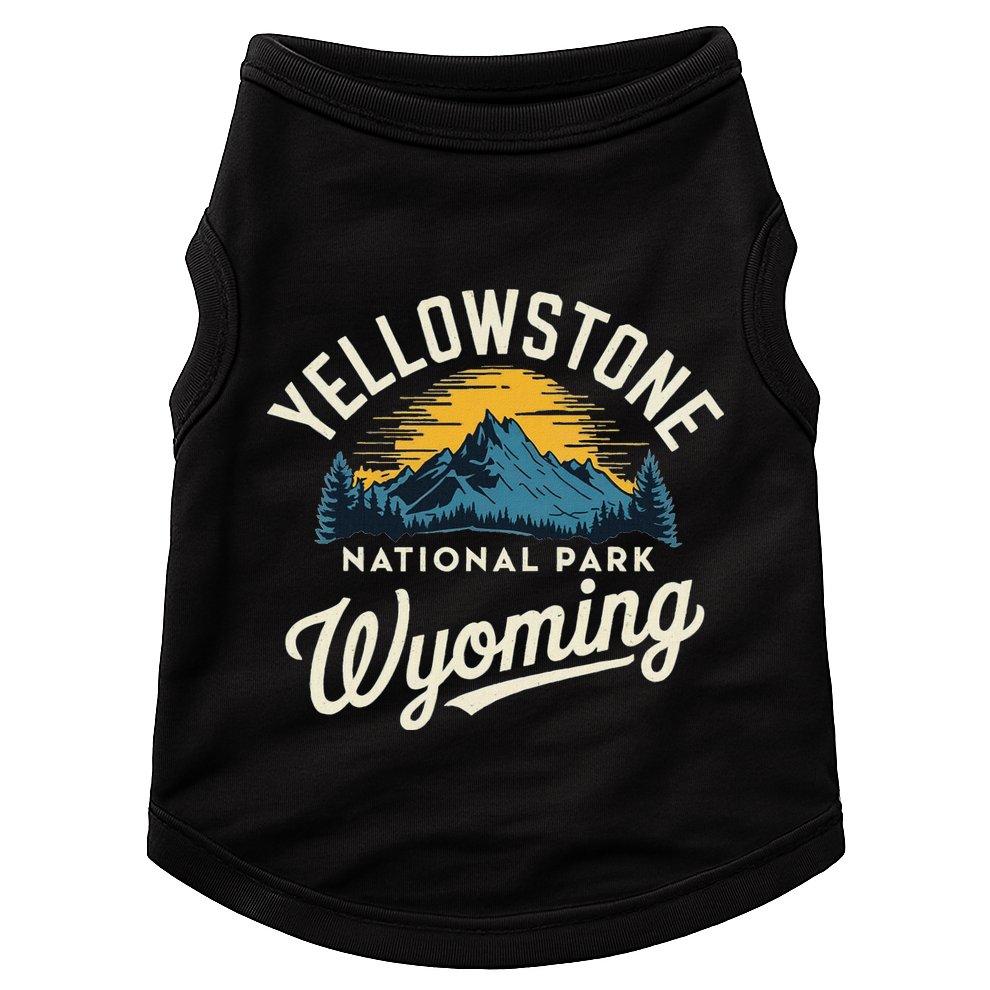 Yellowstone National Park Wyoming Souvenir Doggie Tank