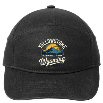 Yellowstone National Park Wyoming Souvenir 7-Panel Snapback Hat