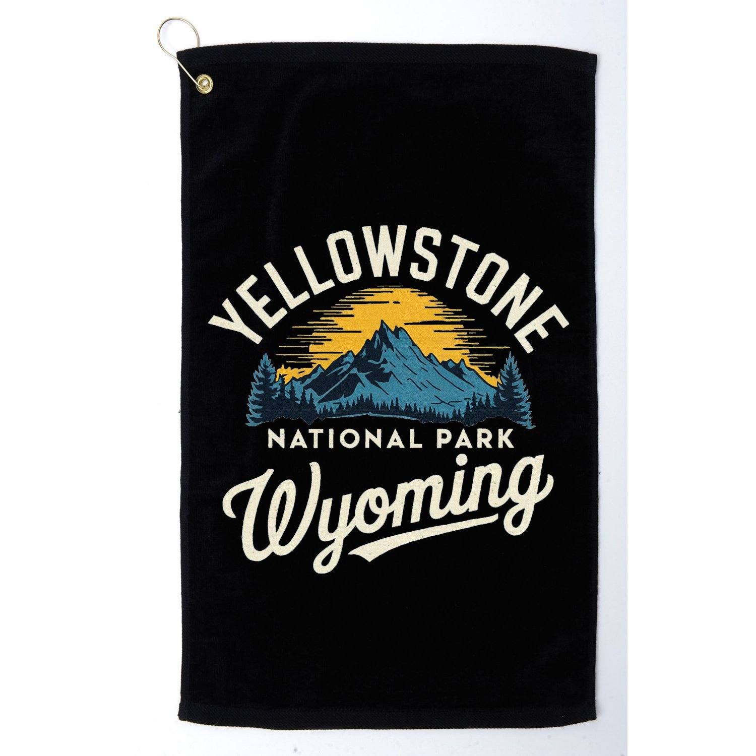 Yellowstone National Park Wyoming Souvenir Golf Towel