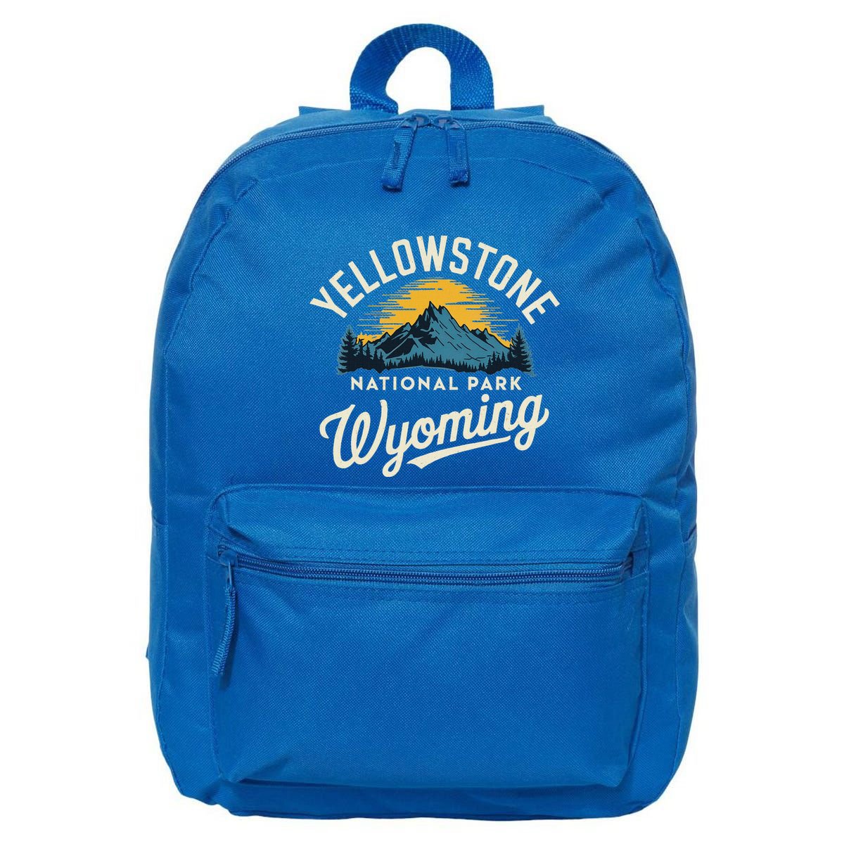 Yellowstone National Park Wyoming Souvenir 16 in Basic Backpack