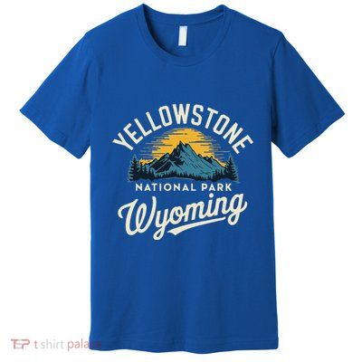 Yellowstone National Park Wyoming Souvenir Premium T-Shirt