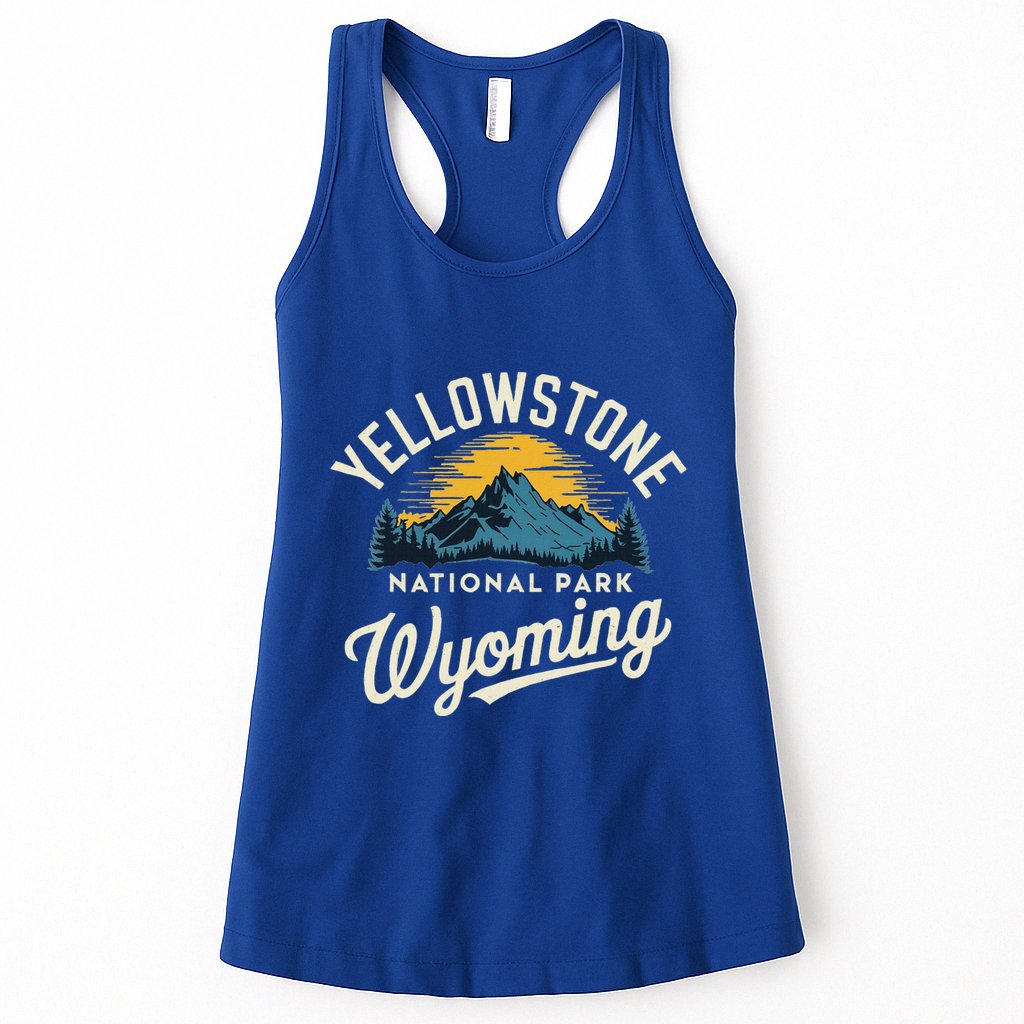 Yellowstone National Park Wyoming Souvenir Womens Tank Top