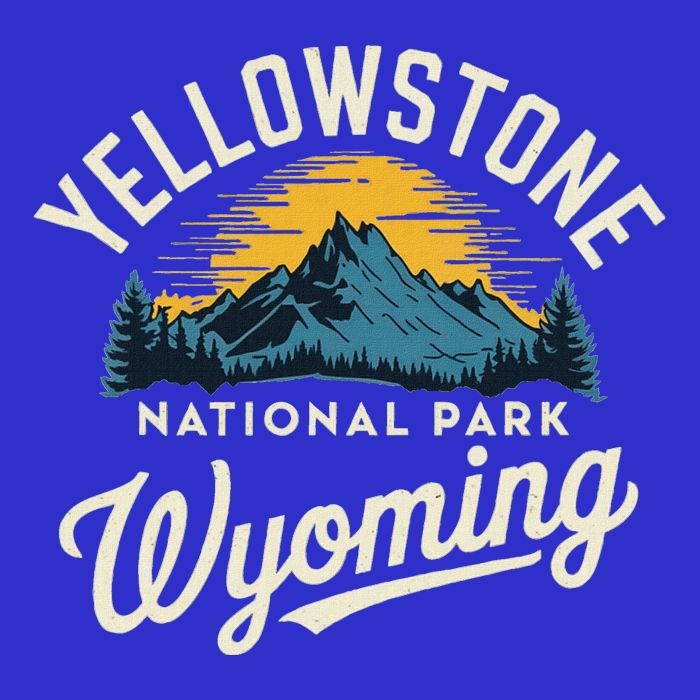 Yellowstone National Park Wyoming Souvenir Baby Bodysuit