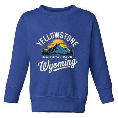 Yellowstone National Park Wyoming Souvenir Toddler Sweatshirt