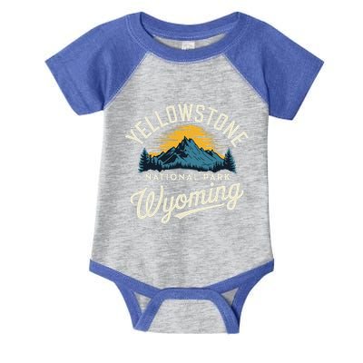 Yellowstone National Park Wyoming Souvenir Infant Baby Jersey Bodysuit