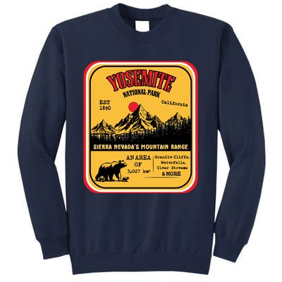 Yosemite National Park California Tall Sweatshirt