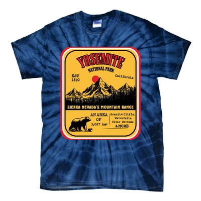 Yosemite National Park California Tie-Dye T-Shirt