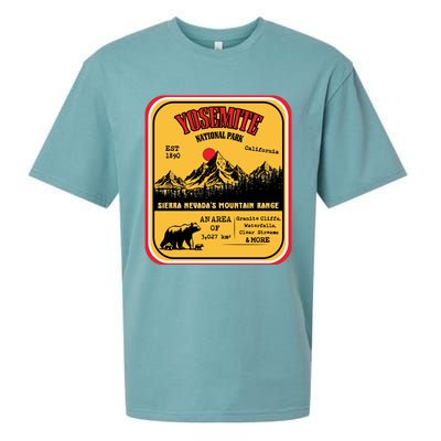 Yosemite National Park California Sueded Cloud Jersey T-Shirt