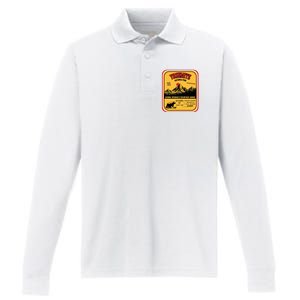 Yosemite National Park California Performance Long Sleeve Polo