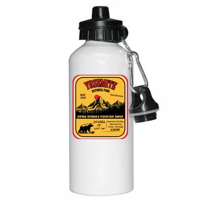 Yosemite National Park California Aluminum Water Bottle 